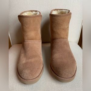 UGG Chestnut Suede Booties